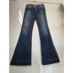 J & Company Robertson Bootcut Jeans‎ Womens 27 Blue Cotton Low Rise Medium Wash